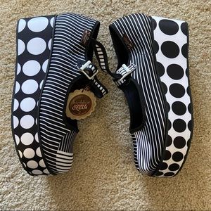 NWT New Op Art Platform Mary Jane Shoes size 10